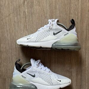 Nike Air Max 270 White Black Sneakers